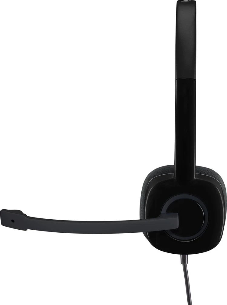 Stereoglasbila z mikrofonom Logitech H150, črno