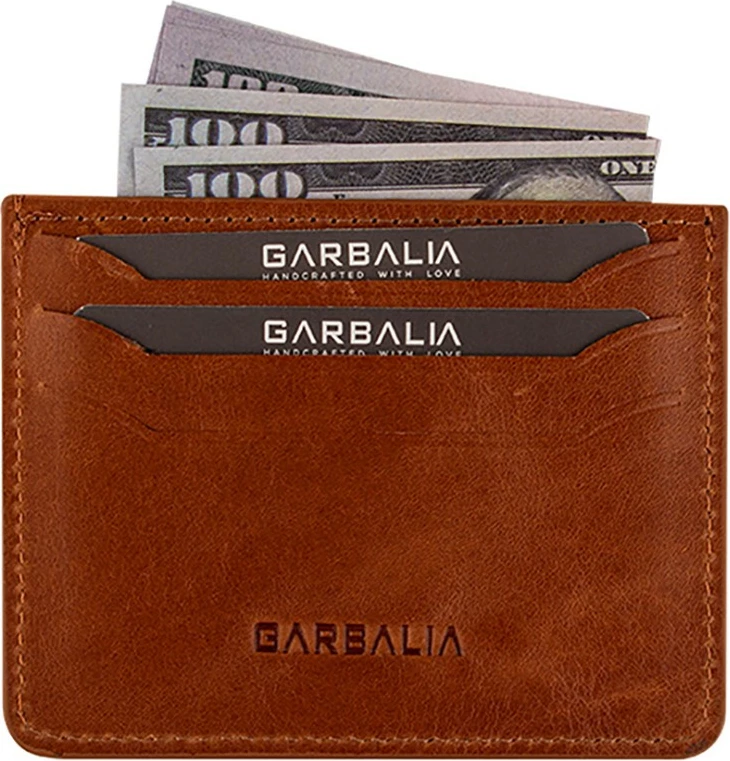 Denarnica uniseks, pravo usnje, svetlo rjava — Zoozie Bags Walteriacrazy