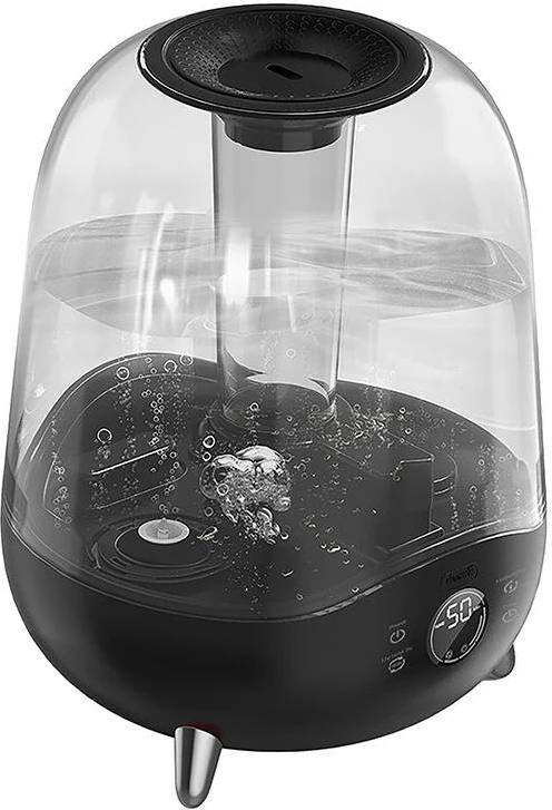 Ultrazvočni vlažilec zraka 5L z UV, higrometrom, aromaterapijo, črn, Deerma F327W