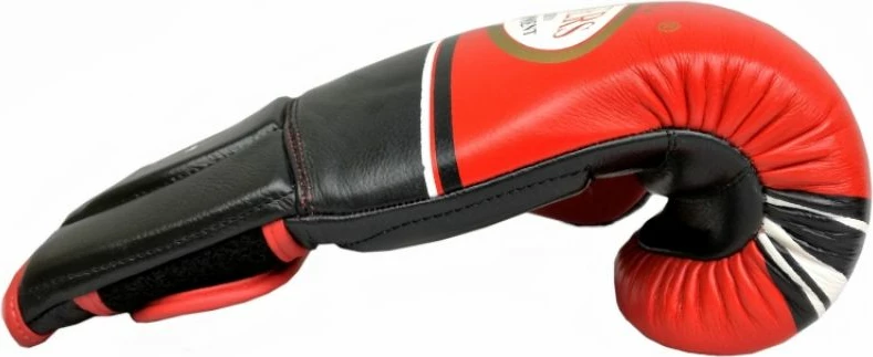 Boksarske rokavice za moške Masters, črne in rdeče, 18 oz