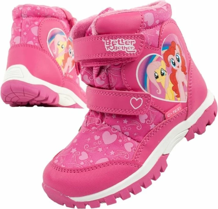 Zimski škornji za otroke Inny, rožnati