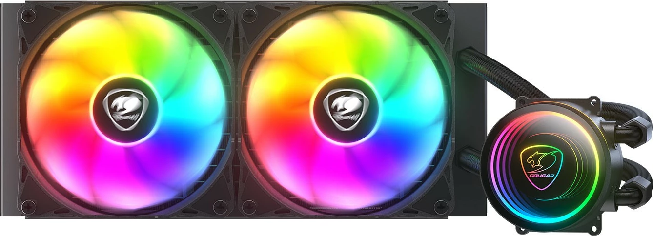 Vodeno hlajenje CPU Poseidon Elite 240, ARGB, črno, Cougar