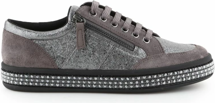 Čevlji Geox za ženske, sivi