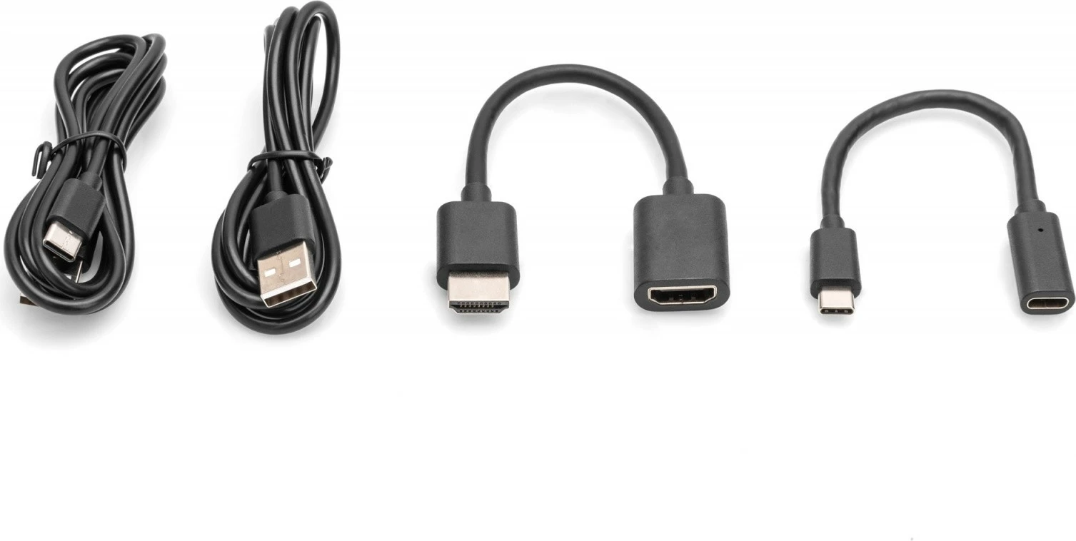 Brezžični HDMI podaljševalnik Digitus DS-55324, UHD 4K, 30 m, USB-C, črno/srebrn