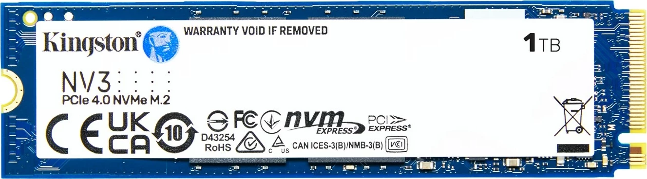 SSD Kingston NV3 1000G M.2 2280, 1 TB