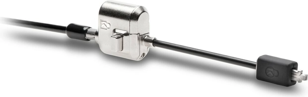 Varnostna ključavnica MiniSaver, Kensington, 1,8 m, ključ, jekleni karbon, črna