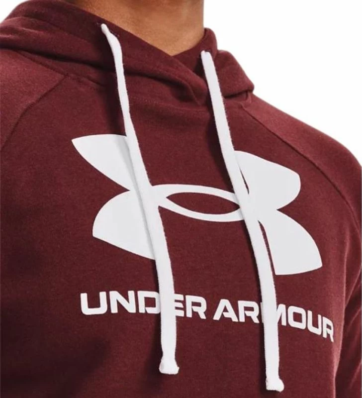 Raglan dukserica Under Armour za ženske, rdeča