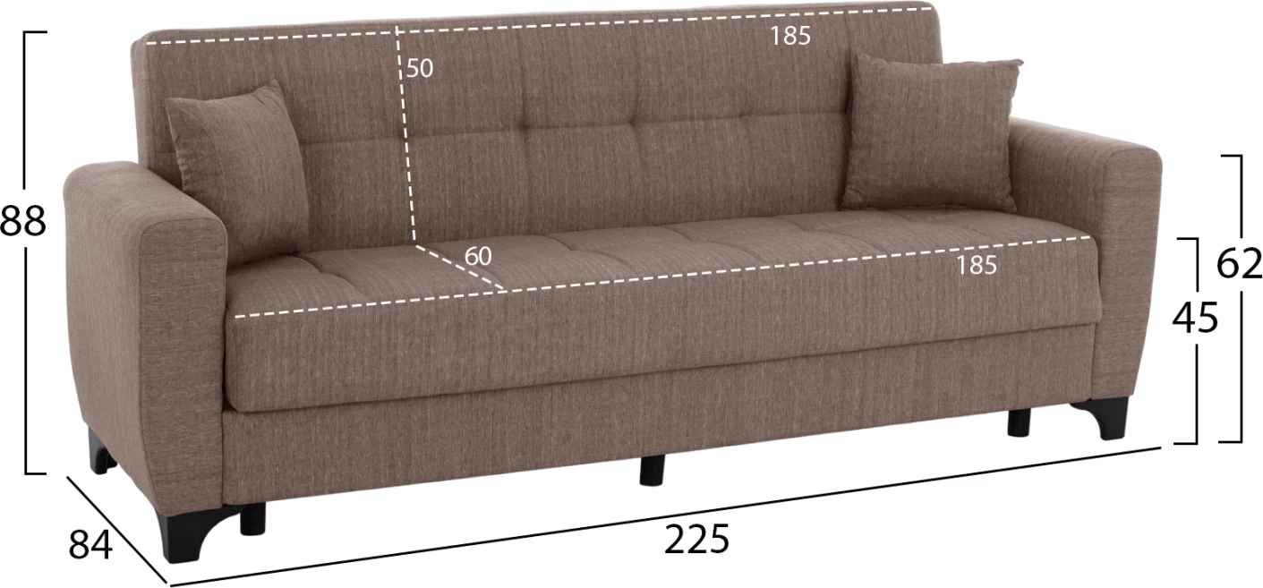 Komplet kavčev FH11748.02 trosed in dvosed, bež