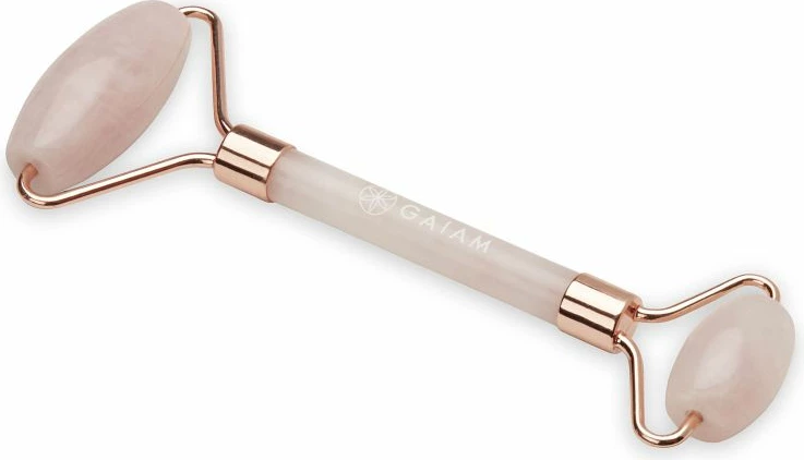 Masirni pripomoček za obraz iz rožnatega kvarca, Gaiam, unisex, roza