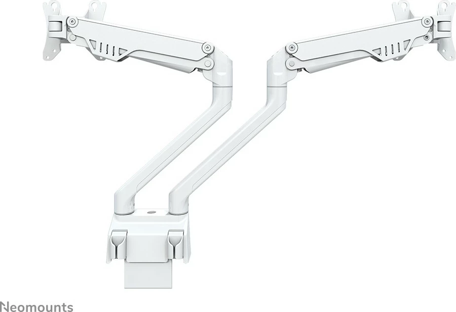Nosilec za dva monitorja Neomounts FPMA-D750DWHITE2, mogoče nastavljanje z zrakom, bel