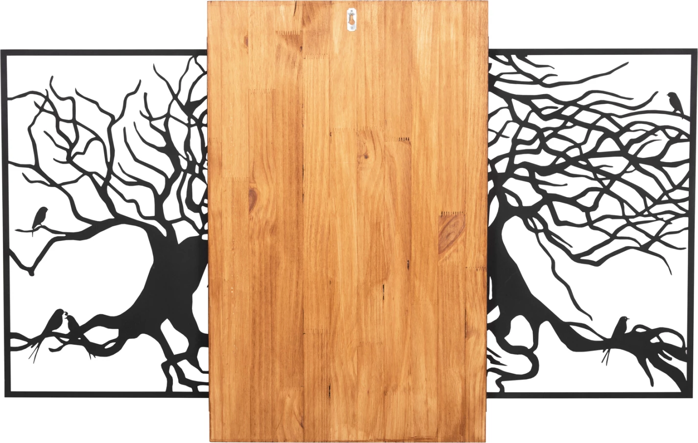 Stenska dekoracija iluzija FH4654 kovina-les 125.5x3(debelina)x79Hcm