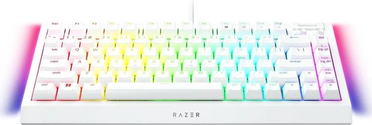 Mehanska tipkovnica 75% US, bela — Razer BlackWidow V4