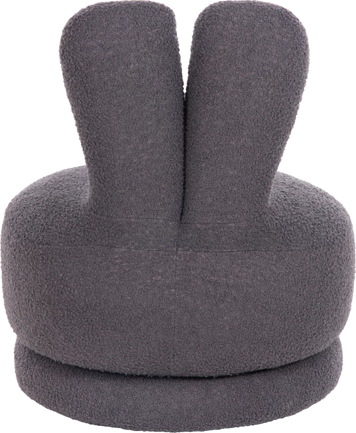 Vrtljiv stol s hrbtnim naslonom FRIVO FH9774.01 siva tkanina TEDDY 51x51x61Hcm