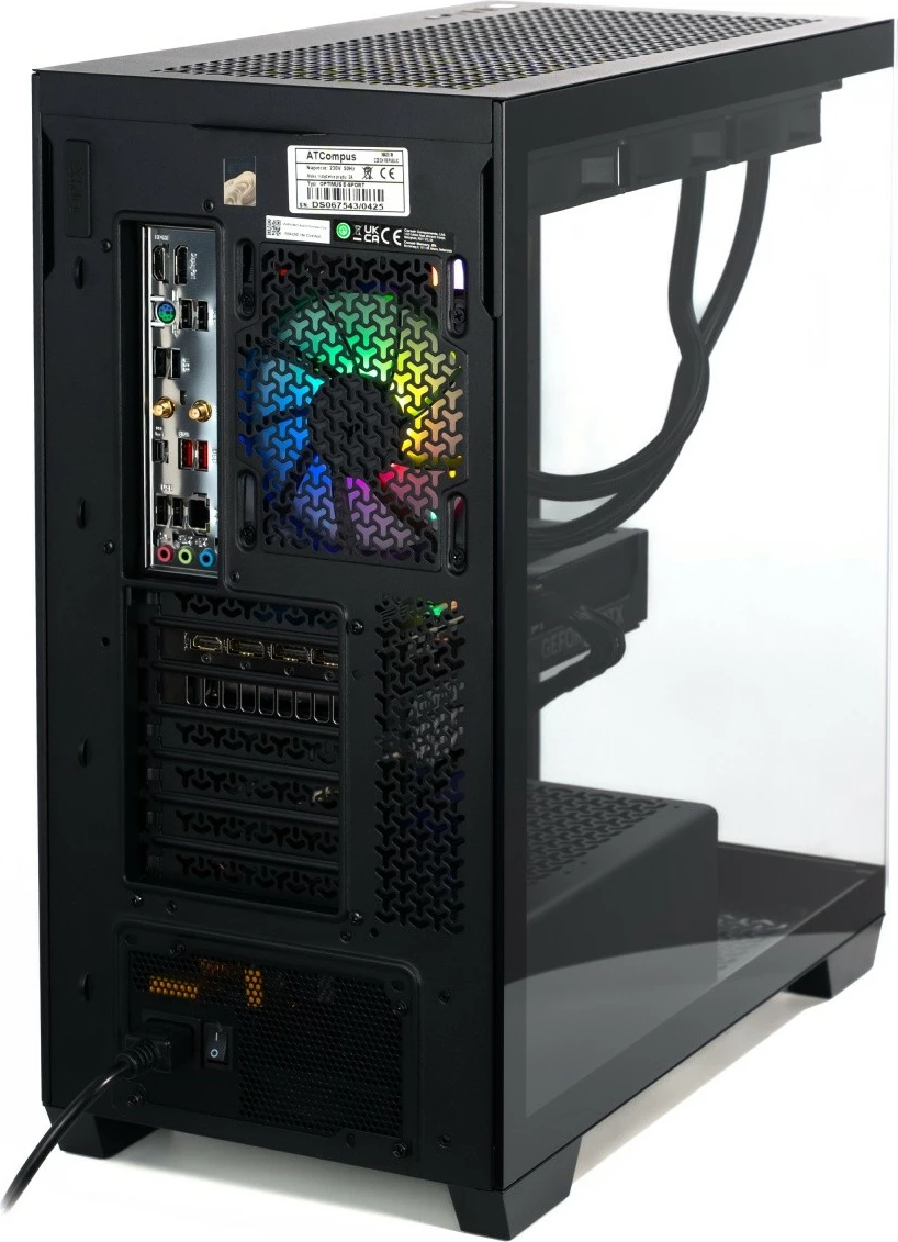 Računalnik za igre, OPTIMUS E-Sport GB550T-CR11, Ryzen 7 5800X, 16GB RAM, 1TB SSD, GeForce RTX 5070 12GB, Windows 11 Home, črn