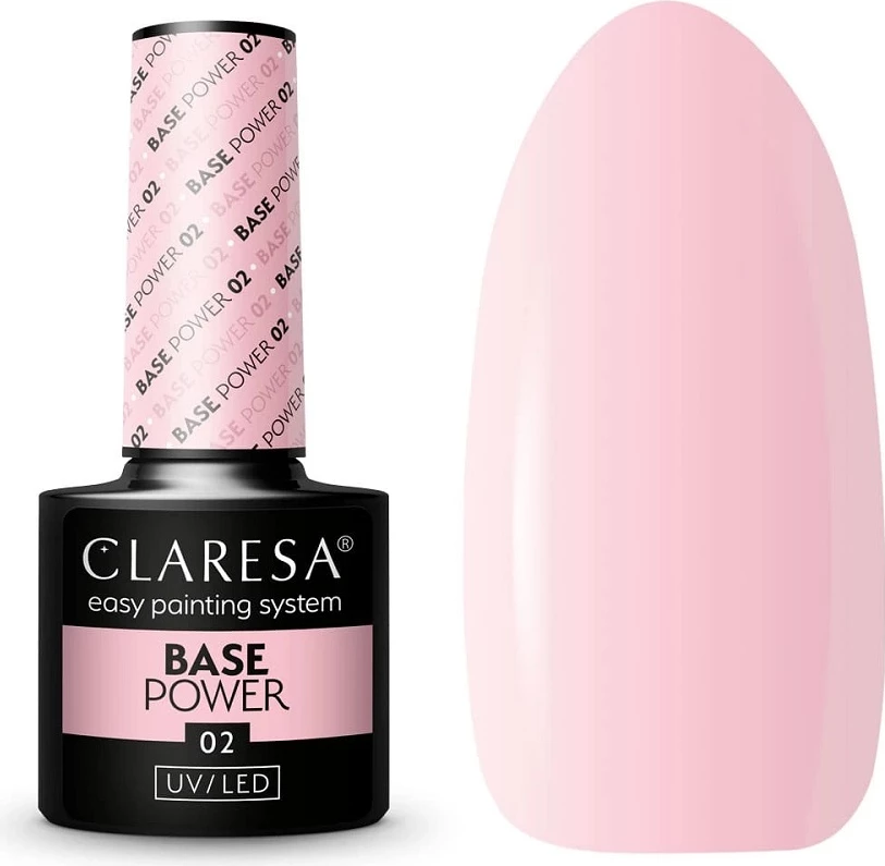 Hibridna baza za nohte, Claresa Base Power Hybrid Base 02, za ženske, 5 g