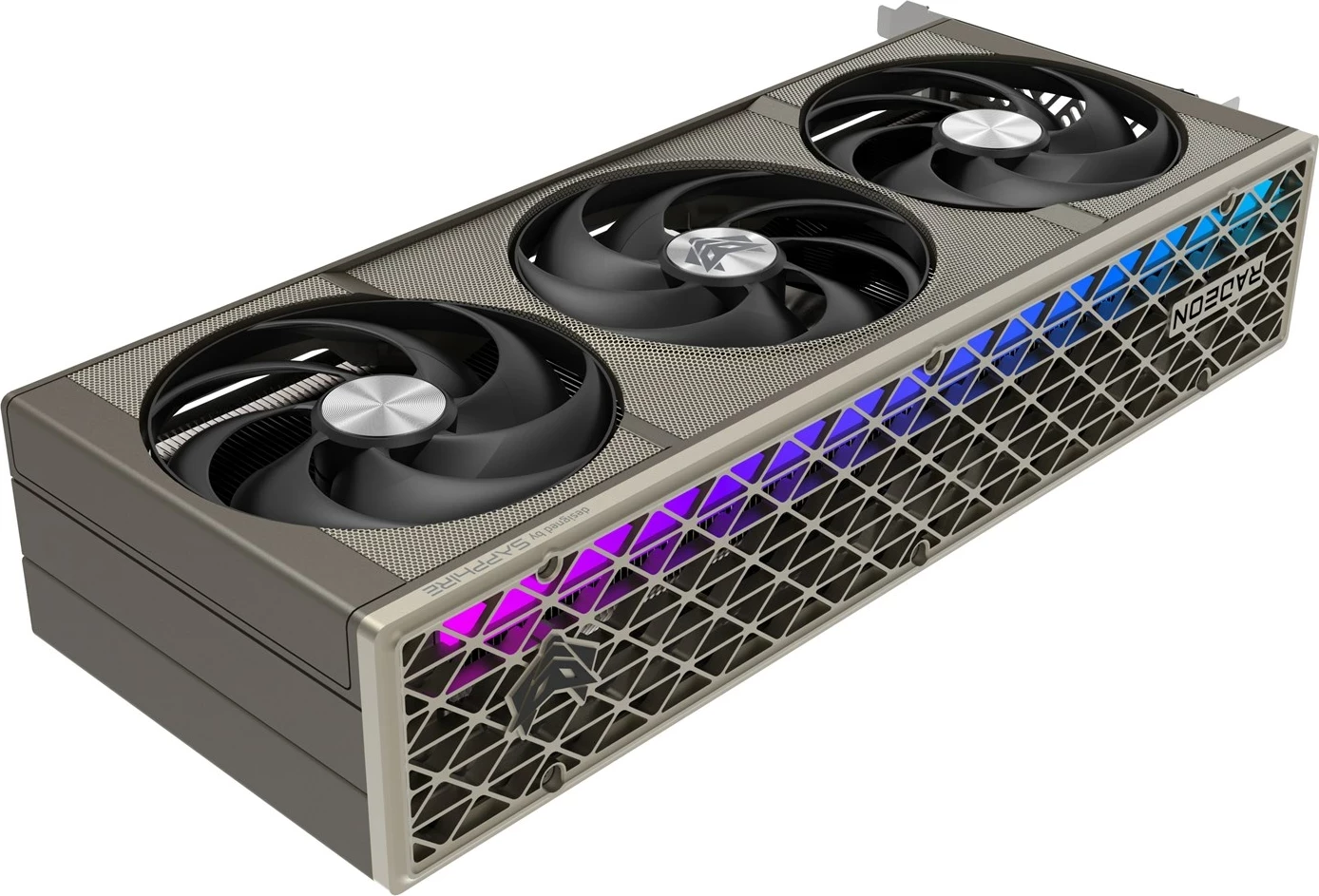 Grafična kartica NITRO+ Radeon RX 9070, 16 GB GDDR6, Sapphire, siva