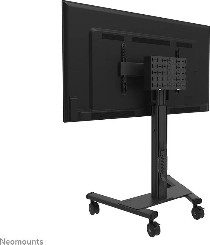 Prenosni voziček za TV, Neomounts FL50S-825BL1, 37–75 inč, nastavljiva višina, črn