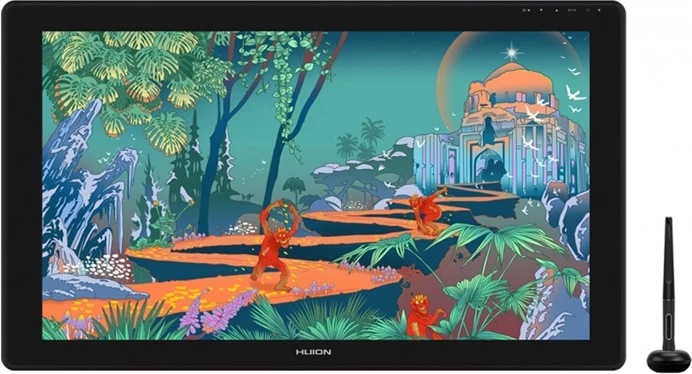 Grafična tablica 23,8" Huion Kamvas 24 GS2401, 2,5K, brezbaterično pero, temno siva