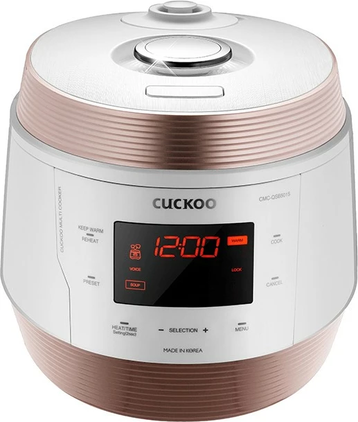 Večfunkcijski kuhalnik 8-v-1, Cuckoo CMC-QSB501S 5L, bel/roza