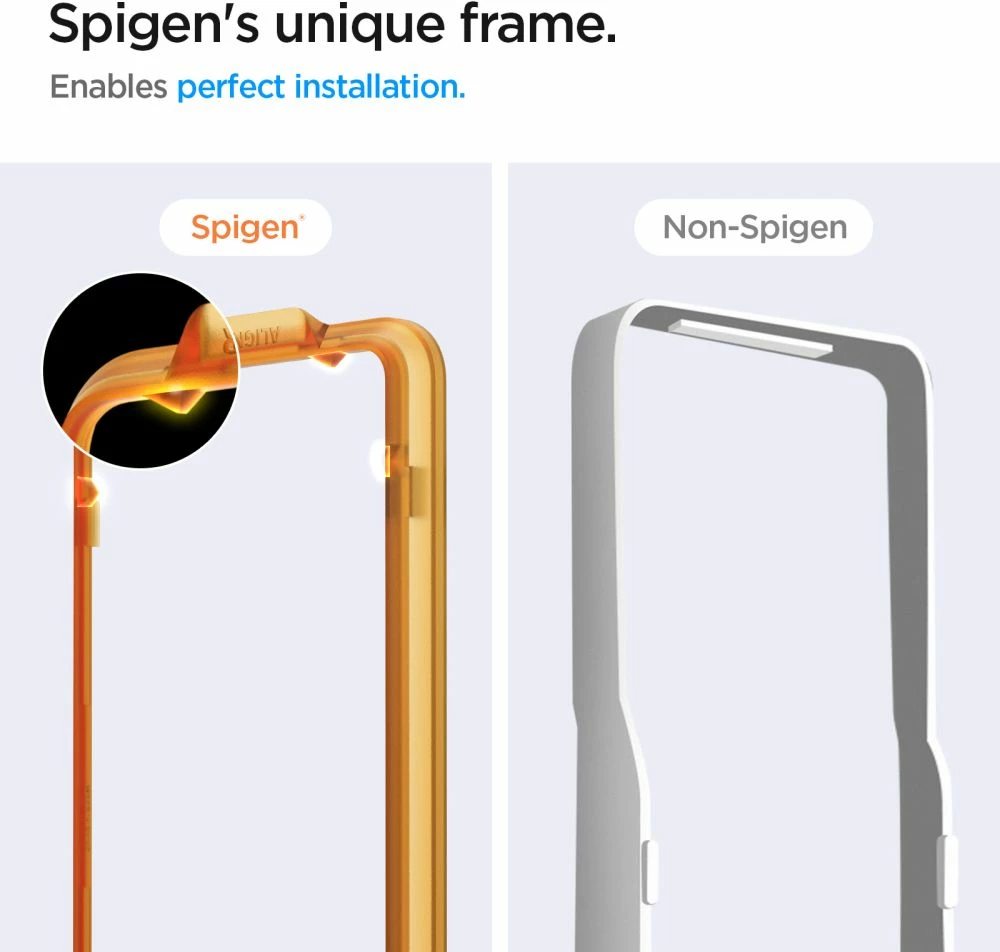 Kaljeno zaščitno steklo za zaslon, Spigen Glas.tR AlignMaster za Google Pixel 8A, 2 kosa