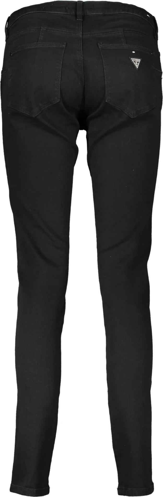 Skinny hlače iz jeansa GUESS JEANS za ženske, črne