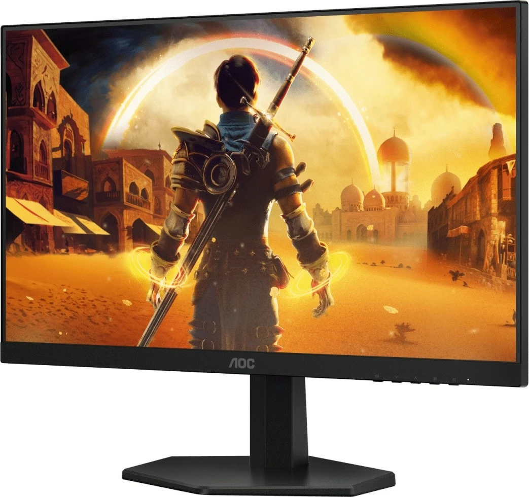 Gaming monitor 23,8" Fast IPS, 180 Hz, 0,5 ms, FHD, črno/rdeč — AOC 24G42E