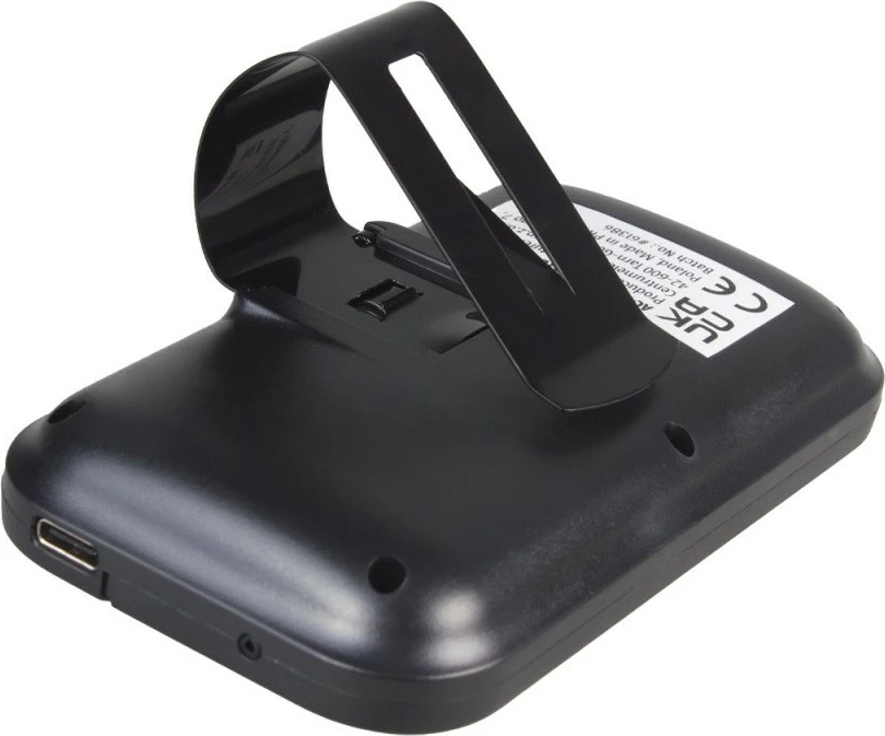 Prostoročni komplet Bluetooth, Audiocore AC475, BT 5.0 A2DP, zvočnik 2 W, DSP za odpravo odmeva, podpora Google/Siri, črn