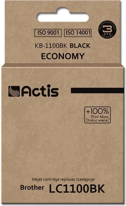 Zamenjalna črnila za tiskalnik Brother LC1100BK/LC980BK, 28 ml, črna