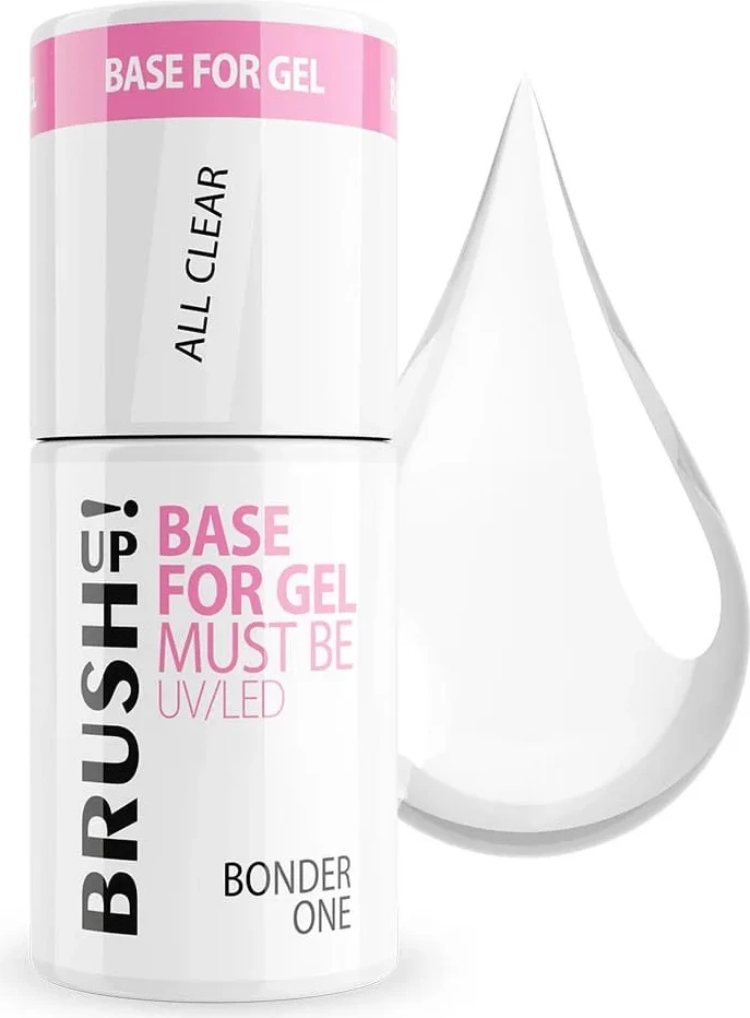 Hibridna baza za nohte za ženske, BrushUp! Hybrid Base for Nails under Gel Bonder One, 5 g