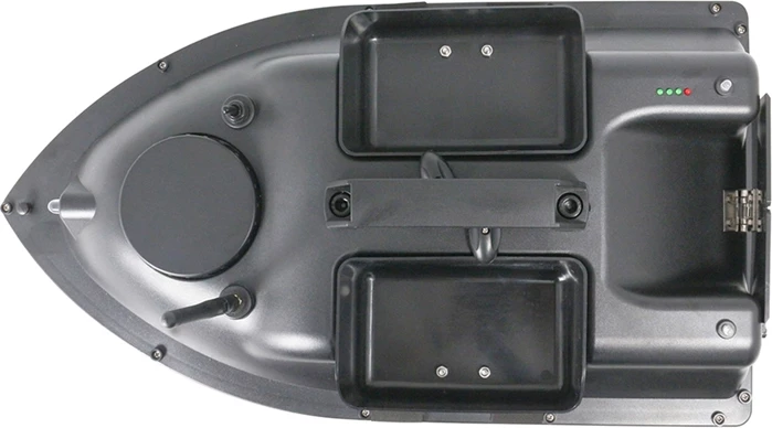 Čoln za vabo z GPS, Flytec V010, 2.4G 500 m, 3 ločene komore, črn
