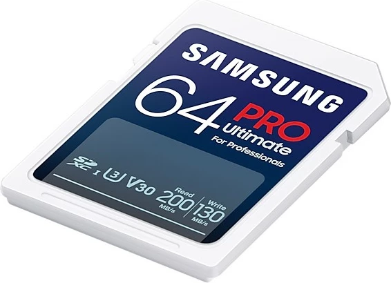 Kartica pomnilnika PRO Ultimate 64GB SDXC UHS‑I, 200 MB/s, Samsung, bela