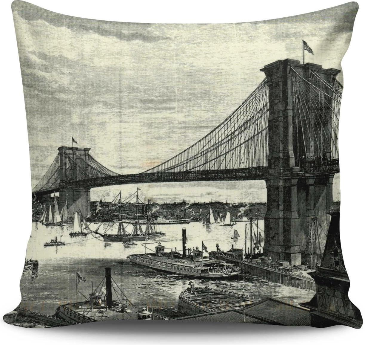 Blazina, večbarvna, 43 x 43 cm Aberto Design BRKRLNT-1