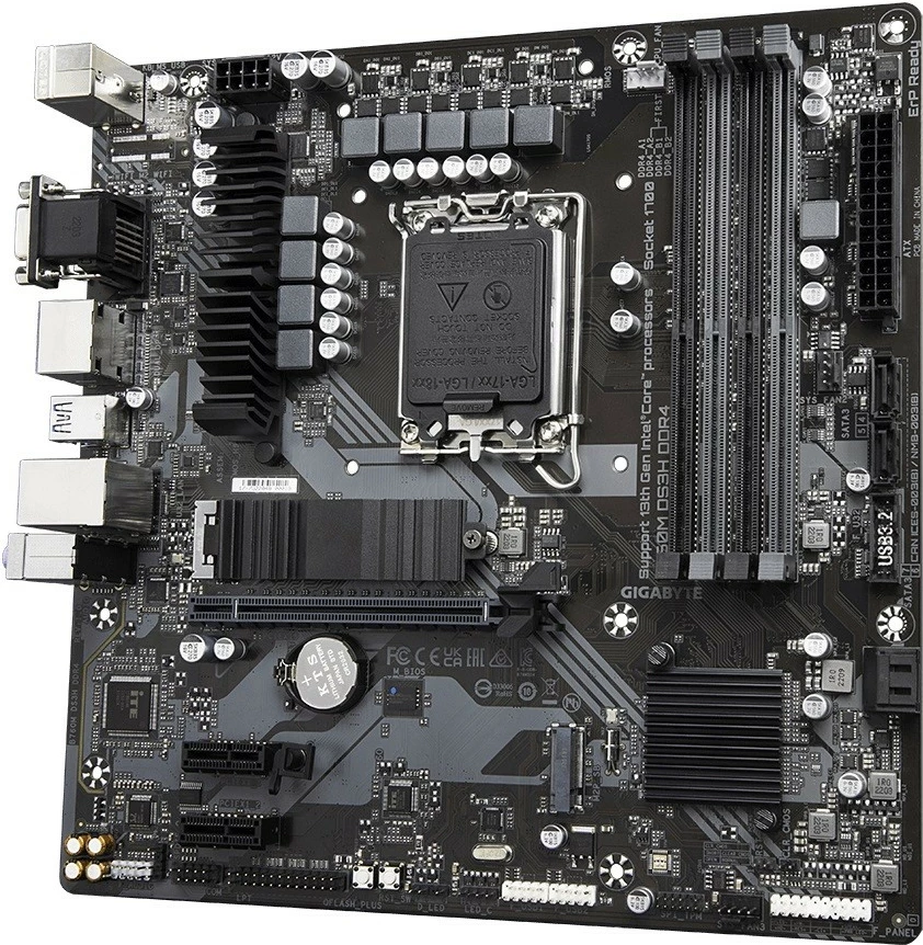 Matična plošča Gigabyte B760M DS3H DDR4, LGA1700, micro ATX