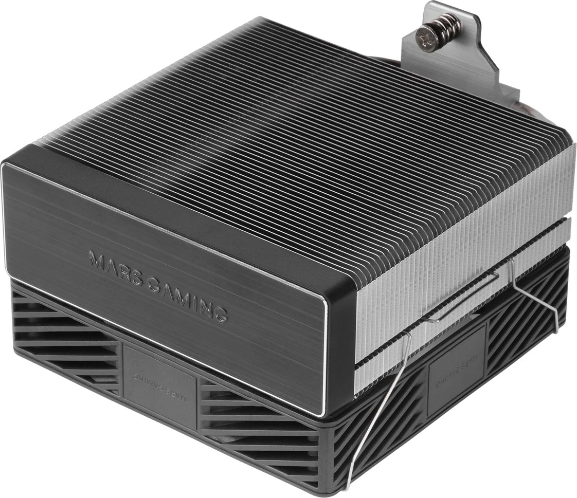 Procesorski zračni hladilnik TACENS Mars Gaming MCPU-X4ARGB, 12 cm, RGB, črn