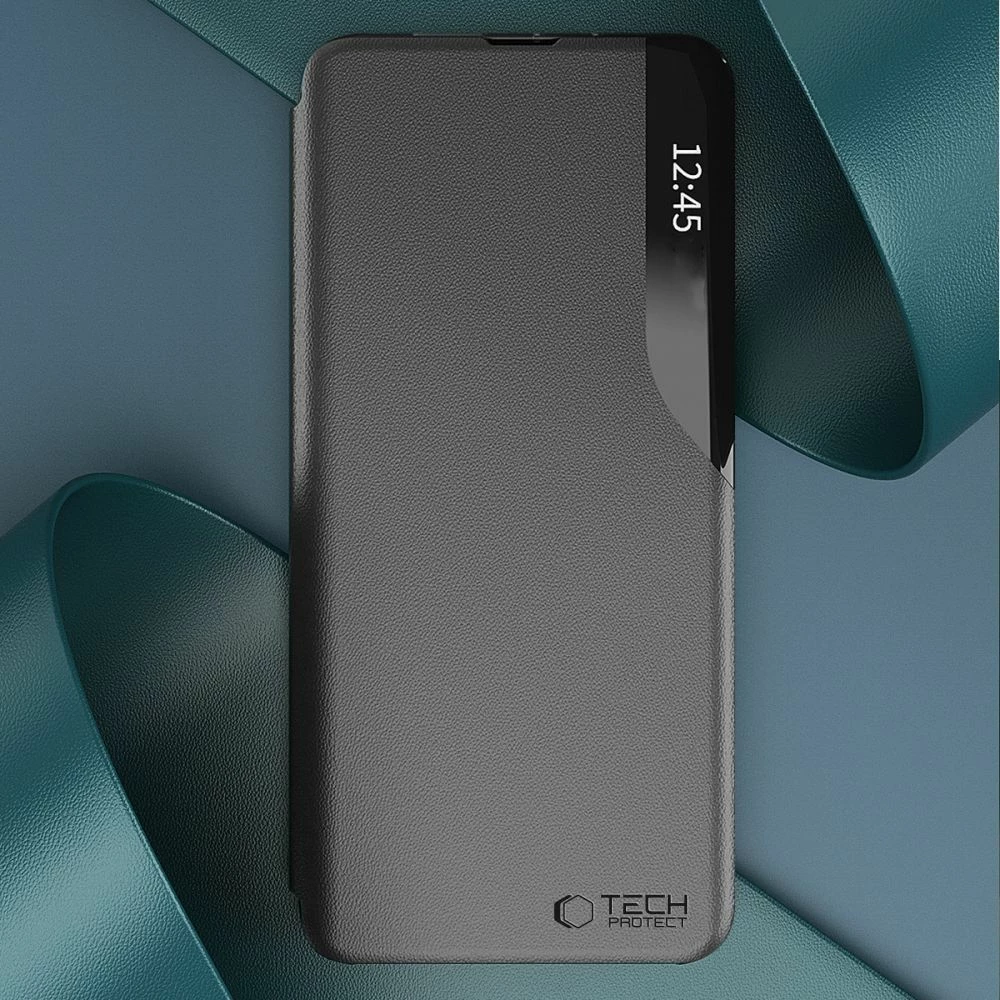 Ovitek za telefon Smart View Tech-Protect za Xiaomi Redmi Note 14 Pro 5G / Poco X7 5G, črn