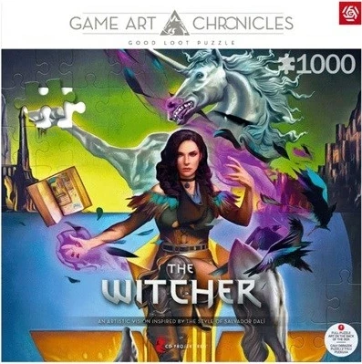 Puzzle iz serije Game Art Chronicles, The Witcher & Salvador Dali, Cenega Publishing, 1000 kosov, večbarvno