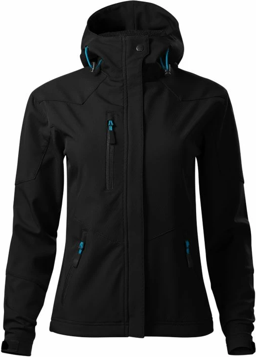 Turistična jakna Softshell Malfini za ženske, črna