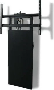 Električni stenski nosilec za monitor/TV, Avtek DS600/BW 1MV070, nastavljiva višina, nosilnost 120 kg, VESA 300×200 do 800×600, 152×55×15 cm, črn