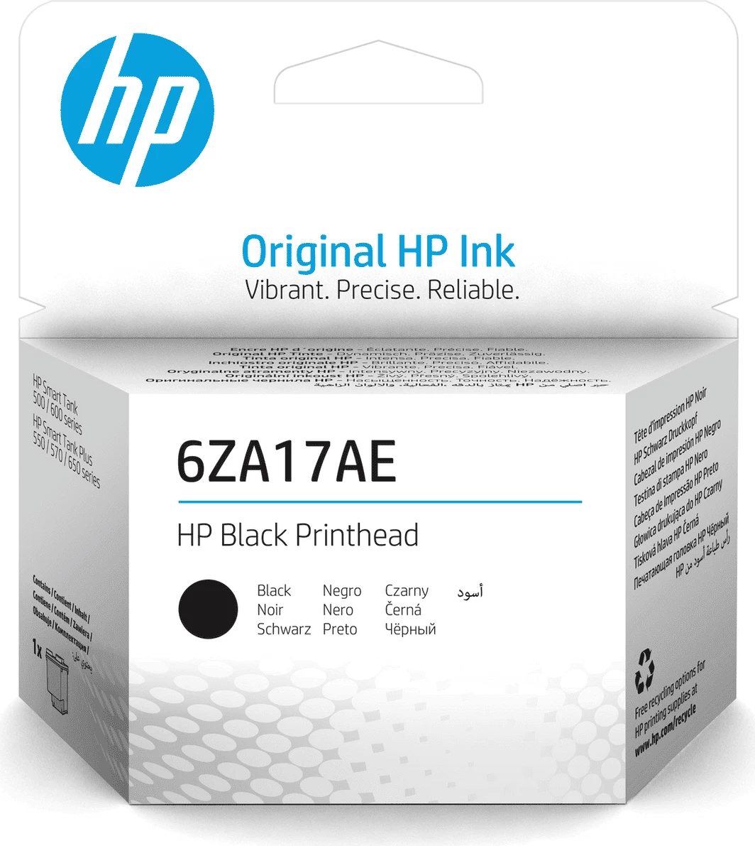 Tiskalna glava HP 6ZA17AE, črna
