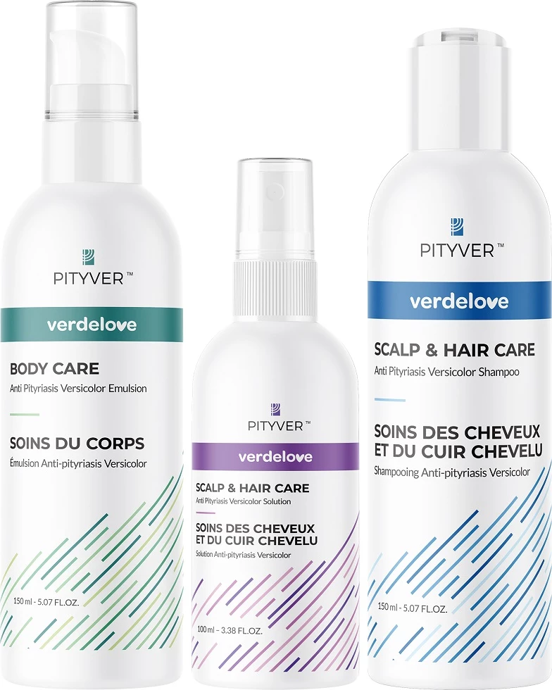 Set za nego kože in las Pityver, 150 ml + 100 ml + 150 ml