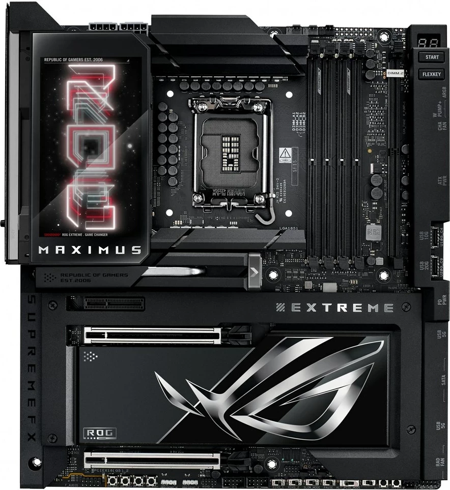 Matična plošča ASUS ROG MAXIMUS Z890 EXTREME, vtičnica LGA 1851, črna