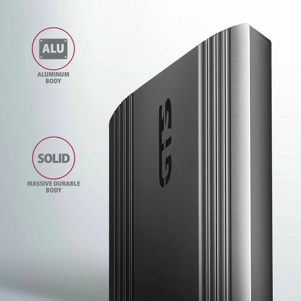 Zunanje računalniško ohišje za SSD M.2 NVMe in SATA, USB-C 3.2 Gen 2, črno - AXAGON EEM2-GTS2