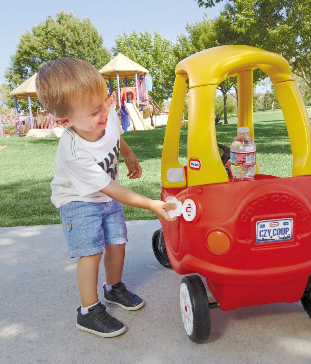 Igračeča voziček z novimi očmi, rdeče/rumen Little Tikes Cozy Coupe