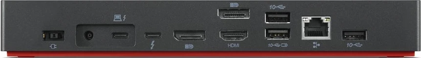 Replikator priključkov Lenovo 40B00300EU, črn/rdeč