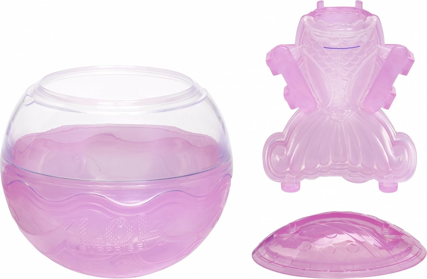 Presenečevalna sirenska kukla z repom, ki spreminja barvo, L.O.L. Surprise Mermaids, MGA 510604-EUC