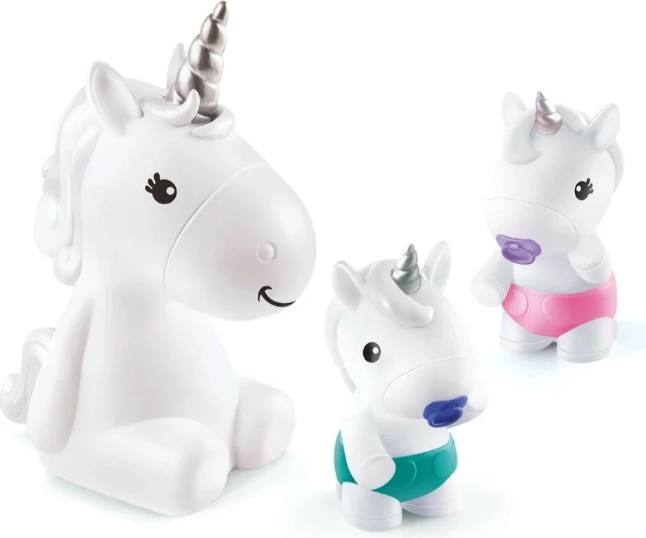 Set DIY svetlečih figur enorogov, Epee Glowing Decorozes, EP60047, večbarven