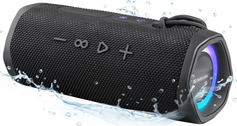 Prenosni zvočnik Bluetooth 20W, Defender Enjoy S800, črn