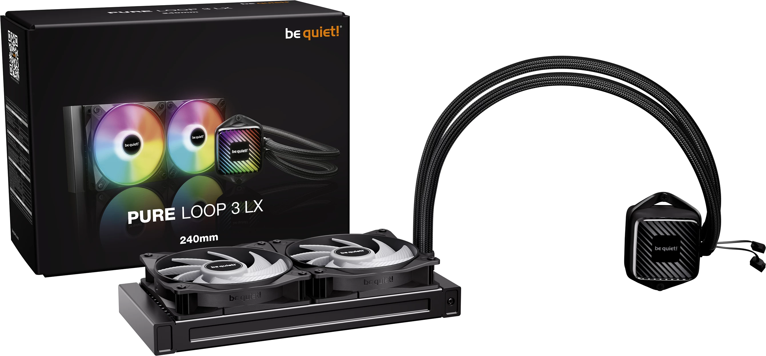 Vodeno hlajenje PURE Loop 3 LX 240mm, Be Quiet!, RGB