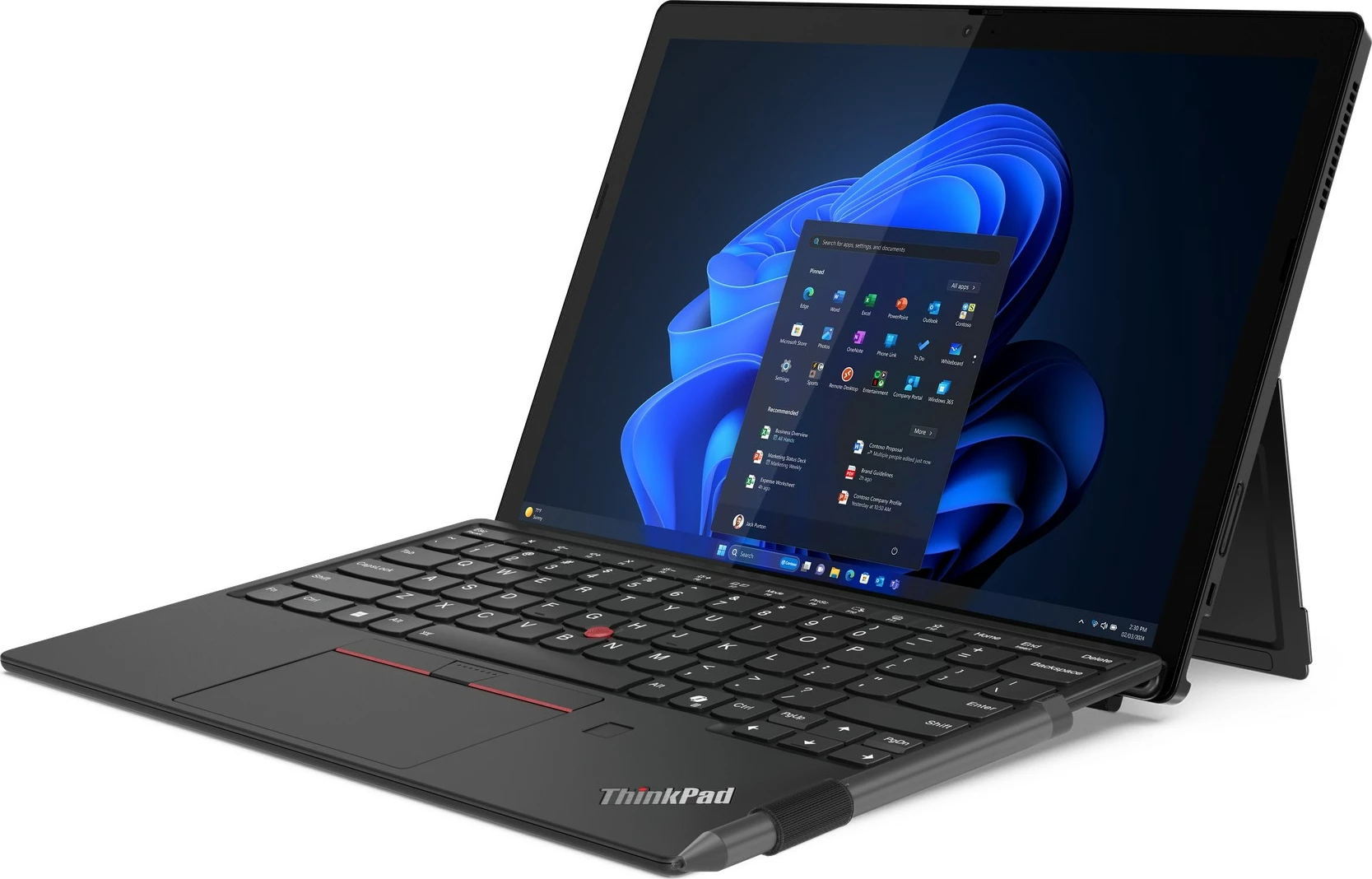 Tablični računalnik ThinkPad X12 Detachable Gen 2 Lenovo, Intel Core Ultra 7, 32 GB, 1 TB, črn