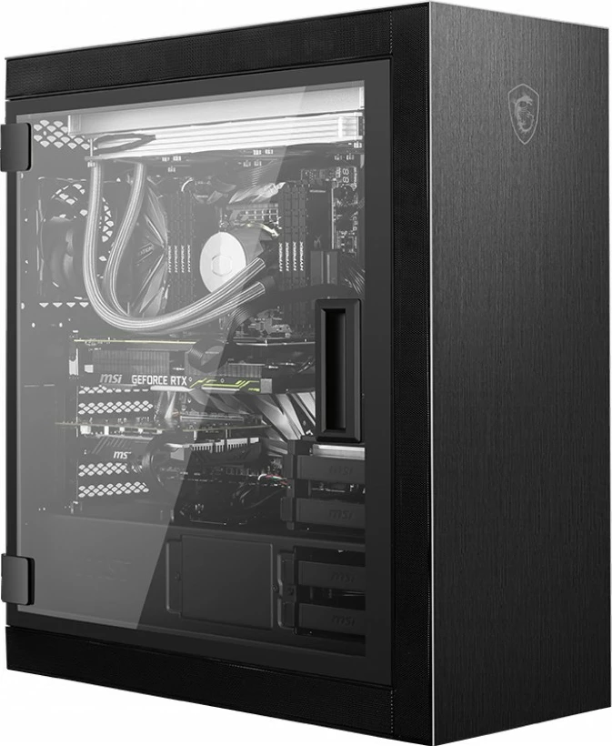 Računalniško ohišje MSI MPG SEKIRA 500P, miditower, stransko steklo, črno